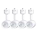 Hyperikon LED Track Lighing Head White, Dimmable, 8.5W, H Type Track Light, 4000K Daylight, Energy Star, 4 Pack