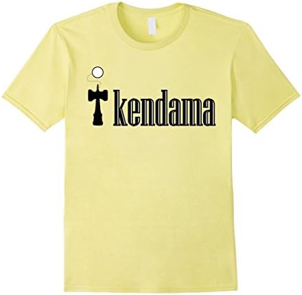 Men's I Kendama T-shirt for boys, girls, and Adults  Small Lemon