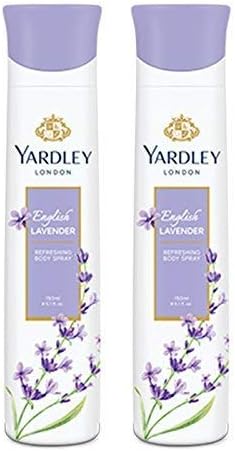 Yardley London English Lavender Refreshing Body Spray for Women 150 ml