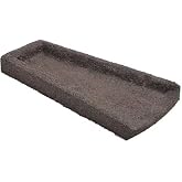 Rocky Mountain Goods Rubber Downspout Splash Block - Brown Heavy Duty Stay in Place Design - Made from 100% Recycled Rubber - Does Not Crack or Chip in Winter - Protects Foundation, Beds, Lawn