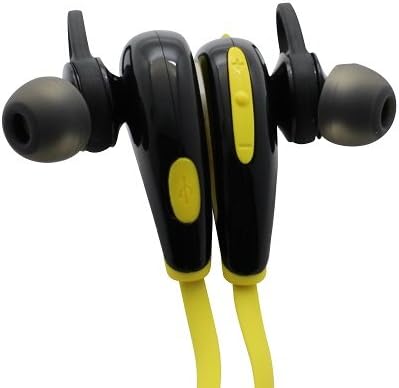 Bluetooth earphone S330 Fashion Runner wireless headset sport headphone with mic noise cancellation by Amazing4use with...(Yellow)