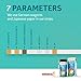 Aquarium Test Strips Kit 7 in 1 Parameter (150 Strips) for: ✓Nitrite ✓pH ✓Free Chlorine ✓Carbonate ✓Total Alkalinity ✓General Hardness ✓Nitrate Safe for Freshwater Saltwater or Ponds