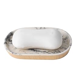 Soap Dish Resin Bar Soap Holder Marble Soap Tray