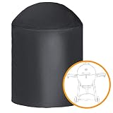 i COVER Round Grill Cover-39(Dia) x41(Tall) Water Proof Heavy Duty Outdoor Canvas BBQ Grill Cover Dome Smoker Cover Fits Char-Griller Akorn kamado Grill or Similar Size Grills