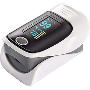 Fedec Fingertip pulse Oximeter – Hartslagmeter – Saturatiemeter – Grijs
