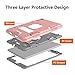 CCMAO iPad Mini 5 Case, iPad Mini 4 Case, Hybrid Three Layer Armor Shockproof Rugged Drop Protection Cover Case Built with Kickstand for Apple iPad Mini 5th Generation 7.9