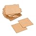 Xyyrys 40 Pack Self-Adhesive Cork Coaster Squares Cork Mats Backing Sheets - 4