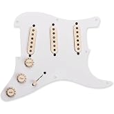 Seymour Duncan Antiquity Texas Hot Loaded Pickguard - Cream | Loaded vintage Strat tone brings sweet chime, punchy mids and a hotter bridge. Made for Blues and Rock.