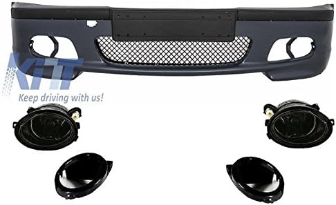 KITT COFBBME46MT4DS Front Bumper Sedan/Touring 1998-2004 M-Technik M-Tech M-Sport Model With Smoke Fog Lights