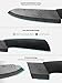 KCASA KC-KF5 5 Pieces Black Blade Zirconia Ceramic Knife Set Multi-function Chef Slicer Peeler Black 5 Pieces