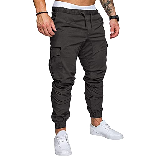 Moccasins Men Fashion Casual Short Trouser Colour Jeans with Overalls Sport  Pant Trouser Solid White Slip (Gre