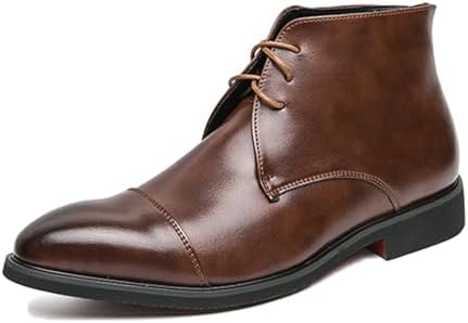 Amazon.com | Clarks Men's Aldwin Cap Chukka Boot, Mid Tan Lea, 7