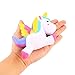 KawaiiToys Unicorn Jumbo Slow Rising Squishy Toy, Scented Soft Kawaii Squishy Animal Toy, White