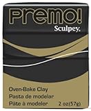 Premo Sculpey Polymer Clay 2 Ounces-Black