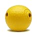 Ruffwear, Huckama Dog Toy, Durable Rubber Toy for Interactive Playing and Training, Dandelion Yellow