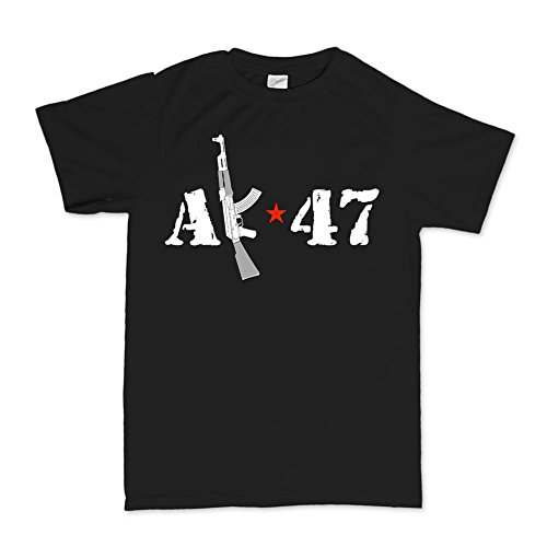 AK-74 AKM AK-47 Kalashnikov Russian Assault Rifle Pmag Airsoft T- XL Black