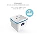 Meross Wi-Fi Range Extender 300Mbps Wireless Repeater, WiFi Signal Booster, 2.4GHz IEEE 802.11 b/g/n, Wireless Security Supporting Support 64/128 bit WEP, WPA-PSK/WPA2-PSK -1 Pack