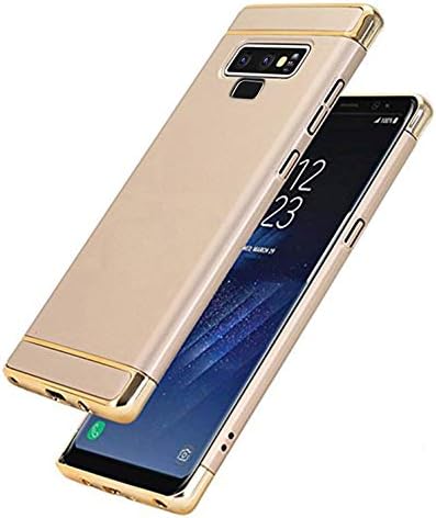 Samsung Galaxy Note 9 Case Shockproof Armor Protection Cases 3 in 1 Ultra-Thin Matte Hard PC Cover (Gold)