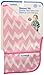 Bumkins Waterproof Sleeved Bib, Pink Chevron (6-24 Months)