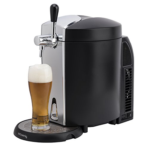HKoenig-Bierzapfanlage-BW1778-kompatibel-mit-allen-5L-Universal-Edelstahl-Druckfssern-integrierte-Khlung-65-W-Rutschfeste-Fe