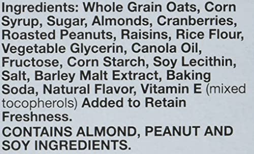 NATURE VALLEY CHEWY FRUIT AND NUT GRANOLA BARS, TRAIL MIX SNACK BARS, 12 CT, 14.4 OZ