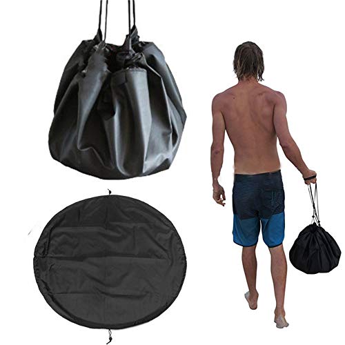 LLY Durable Wetsuit Changing Mat Dry Bag, Surfing Accessories Large Waterproof Wetsuit Drysuit Bag with Drawstring