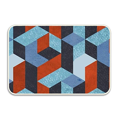 Fitch Forster Colored Dmaze Welcome Doormat - Perfect Color/Sizing for Outdoor/Indoor uses