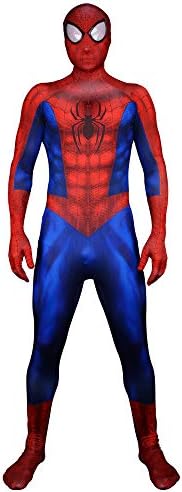 FYBR Premium Spider-Man SuperSkin Costume - Adult Unisex Men & Women Second Skin | Spiderman Zentai Onesie Clothing Outfit Halloween Lycra