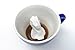 CREATURE CUPS T-Rex Ceramic Cup (15 Ounce, Cobalt Blue) | Hidden Animal Inside | Holiday and Birthday Gift for Coffee & Tea Lovers