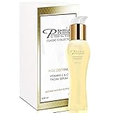 Premier Dead Sea Vitamin Concentrated Facial Serum, Vitamin E and C, 1.7-Fluid Ounce