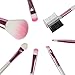 Lisli® 7pcs Professional Cosmetic Makeup Brush Set Power Blush Eyeshadow Eyebrow Lip Brushes (Pink)