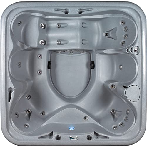 Essential Hot Tubs 35Jet Waterfront EX Hot Tub, Seats 56, Gray
