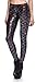 Shiny Mermaid Leggings for Women Halloween Fish Scale Tight Pants Rainbow M