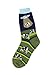 Foot Traffic Women's Socks, Fun Fantasy Socks, Sizes 4–10 (Alien Abduction)