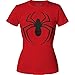 Juniors: Spiderman - Black Logo Juniors (Slim) T-Shirt Size S