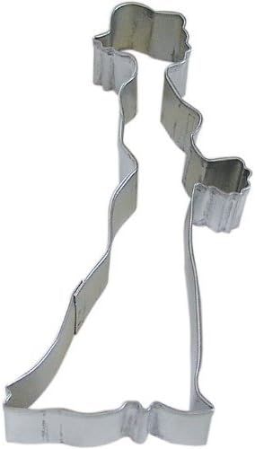 WEDDING OTBP Bride Cookie Cutter 5 Inch –Tin Plated Steel Cookie Cutters – Bride Cookie Mold
