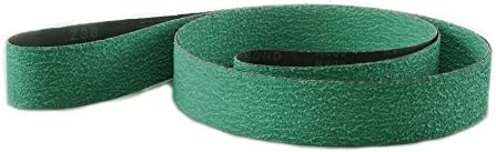 Sungold Abrasives 67637 40 Grit Green Zirconia Plus Sanding Belts (Pack of 24), 2" x 72"