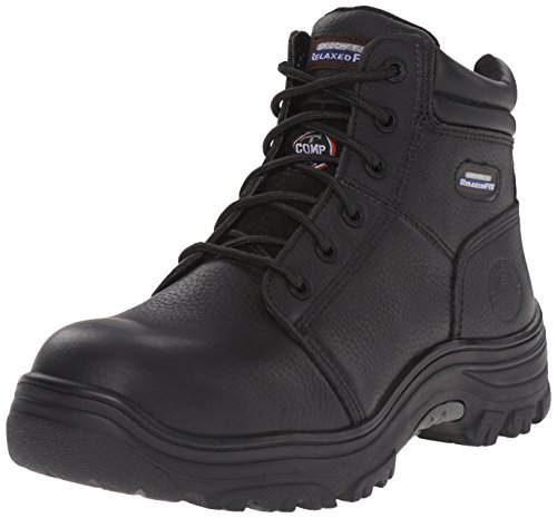 Skechers for Work Men's Burgin Work Boot, Black, 11 M US
