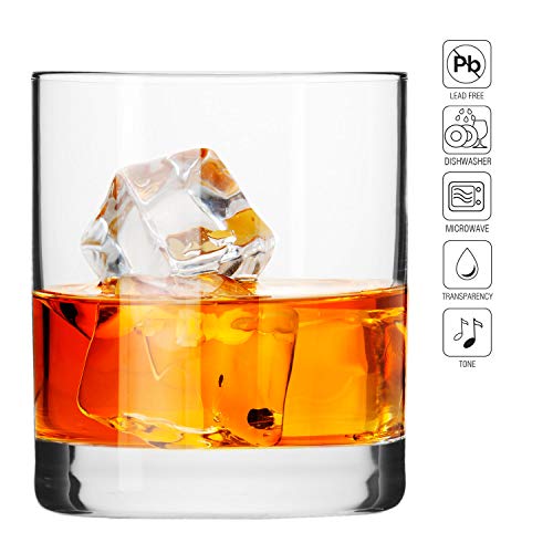 Krosno Whisky-Gläser Tumbler | Set von 6 | 300 ML | Blended Kollektion | Perfekt für Zuhause, Restaurants und Partys | Spülmaschinenfest – Bild 3