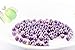 Natural Stone Beads 100pcs 8mm Amethyst Round Genuine Real Stone Beading Loose Gemstone Hole Size 1mm DIY Charm Smooth Beads for Bracelet Necklace Earrings Jewelry Making (Amethyst)