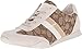 COACH Womens Kelson Outline Khaki/Chalk Sig/Suede Sneaker 7.5 M