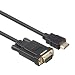 HDMI to VGA, Benfei Gold-Plated HDMI to VGA 10 Feet Cable (Male to Male) Compatible for Computer, Desktop, Laptop, PC, Monitor, Projector, HDTV, Raspberry Pi, Roku, Xbox and More