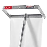 SnowPeeler Premium Snow Rake with 20-FT Handle and Heavy-Duty Vinyl Slide. Gravity does the work!