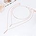 CEALXHENY 3PCS Gold Chain Necklaces for Women Bohemia Layered Bar Pendant Necklaces Set Y Necklaces for Summer Beach Vacation (B Gold)