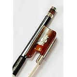 Vio Music #809 Cello Bow Ox-horn Woven Carbon Fiber Fluer-de-lys Inlay-best Gift for Cellist