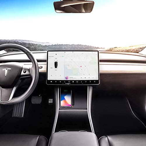 Wireless Charging Pad for Tesla Model 3 with Dual USB Ports, Dual
