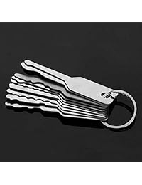 10 herramientas de reparación de cerradura de doble cara.