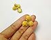 thebestbuy 5 Pcs Dollhouse Miniature Food Beef Cheese Burger 10mm 1:12 Scale