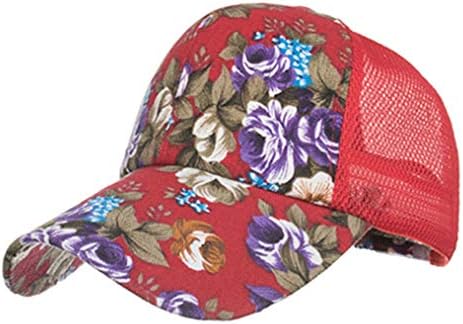 ladies floral baseball caps