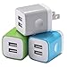 USB Wall Charger, Charging plug LEEKOTECH 3-Pack 2.1A/5V Universal Home Travel Power Adapter for iPhone 7/7 Plus, 6/6S Plus 5S, iPod, iPad, Samsung Galaxy S5 S6 S7 Edge, HTC, LG, Nokia, Sony and More